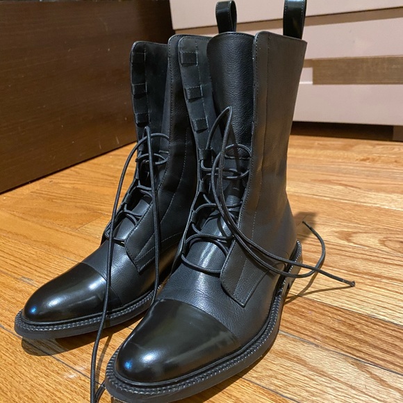 Leather brogue boots inch2 Clearance